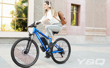 Load image into Gallery viewer, Y&Q Electric Bike for Adults, 750W Ebike, 28'' Electric Mountain Bike Blue