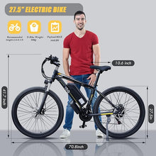 Load image into Gallery viewer, Y&Q Electric Bike for Adults, 750W Ebike, 27.5'' Electric Mountain Bike