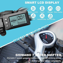 Load image into Gallery viewer, Y&Q Electric Bike for Adults, 750W Ebike, 28'' Electric Mountain Bike Blue