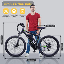 Load image into Gallery viewer, Y&Q Electric Bike for Adults, 750W Ebike, 27.5'' Electric Mountain Bike, 32MPH 48V 13AH Battery Electric Bicycle, LCD Display