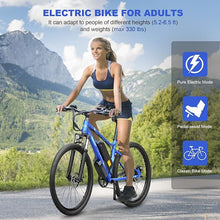 Load image into Gallery viewer, Y&Q Electric Bike for Adults, 750W Ebike, 28'' Electric Mountain Bike Blue
