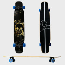 Load image into Gallery viewer, Gold Rush Longboard Skateboard w/ Surfskate Trucks