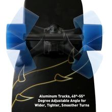 Load image into Gallery viewer, Gold Rush Longboard Skateboard w/ Surfskate Trucks