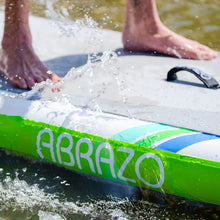 Load image into Gallery viewer, Aqua Yoga Stand Up paddleboard wide design Namaste Yoga SUP