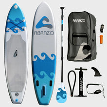 Load image into Gallery viewer, Blue white stand up PaddleboardTsunami SUP