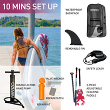 Load image into Gallery viewer, Red White stand up paddleboard Walter SUP