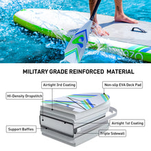 Load image into Gallery viewer, Blue Green White Stand up Paddleboard The Gentleman SUP
