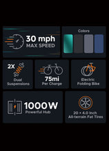 Load image into Gallery viewer, ENGWE PRO FULL SUSPENSION FOLDABLE E-BIKE