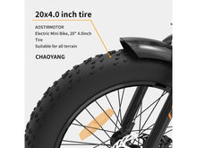 Load image into Gallery viewer, Folding Fat Tire Ebike 500 watts