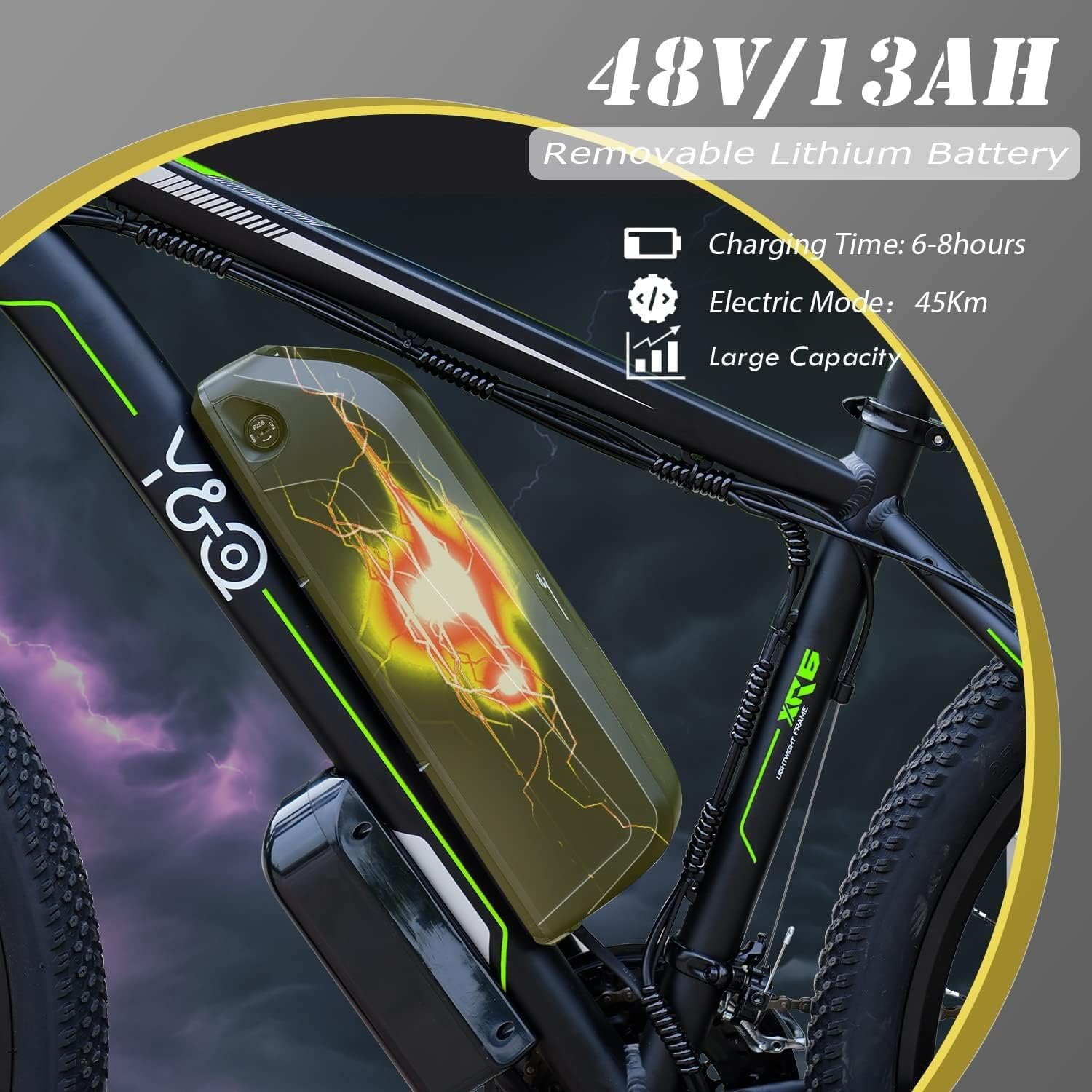 Y&Q Electric Bike for Adults, 750W Ebike, 27.5