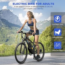 Load image into Gallery viewer, Y &amp; Q  Electric Bike for Adults, 750W Ebike, 28&#39;&#39; Electric Mountain Bike, 32MPH Electric Bicycle, 48V 13AH Battery, LCD Display,

