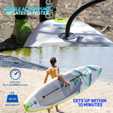 Load image into Gallery viewer, Blue Green White Stand up Paddleboard The Gentleman SUP
